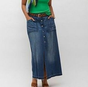 NWOT Lane Bryant Maxi Jean Skirt